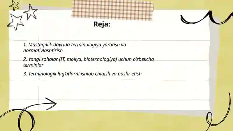 Mustaqillik davrida terminologiya yaratish va normativlashtirish 2