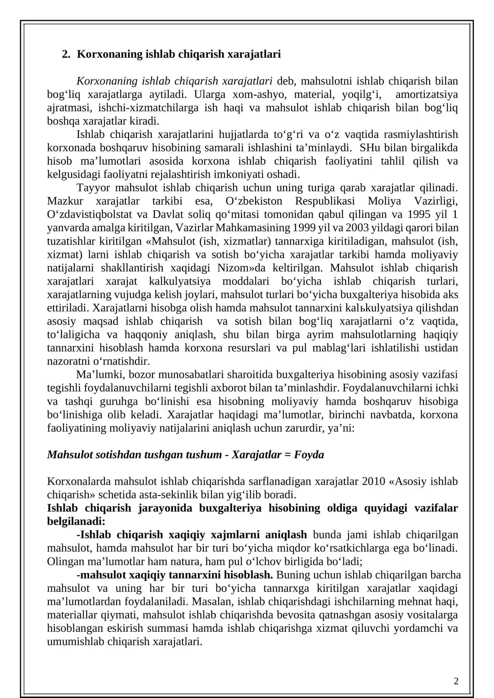 Ishlab chiqarish jarayoni to‘g‘risida tushuncha 2