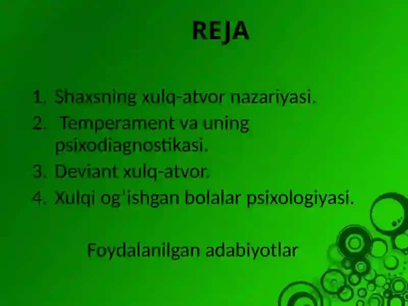 XULQNI BOSHQARA OLMASLIK 2