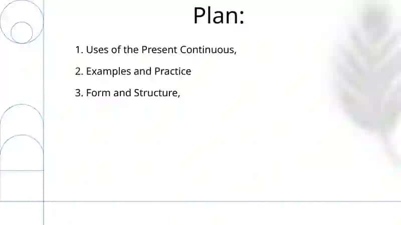 Present continuous 2
