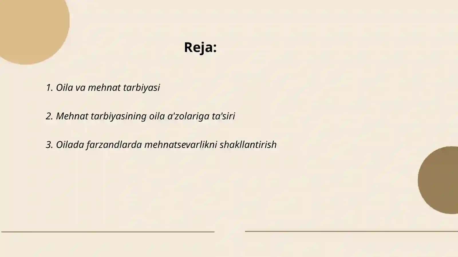 Oilada mehnat tarbiyasi 2
