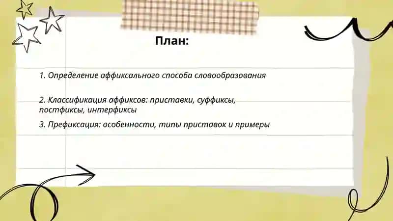 Аффиксальные способы образования слов 2