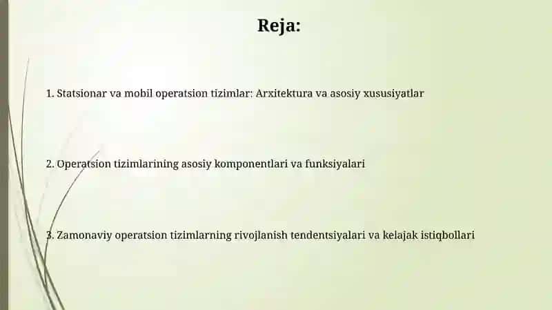 Sotsionar va mobil operatsion tizim turlari 2