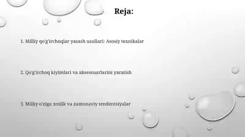 Milliy qo'g'irchoqlarni tayyorlash 2