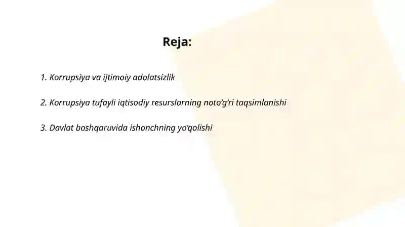 Global korrupsiya ijtimoiy madaniy inqirozning oqibatlari 2
