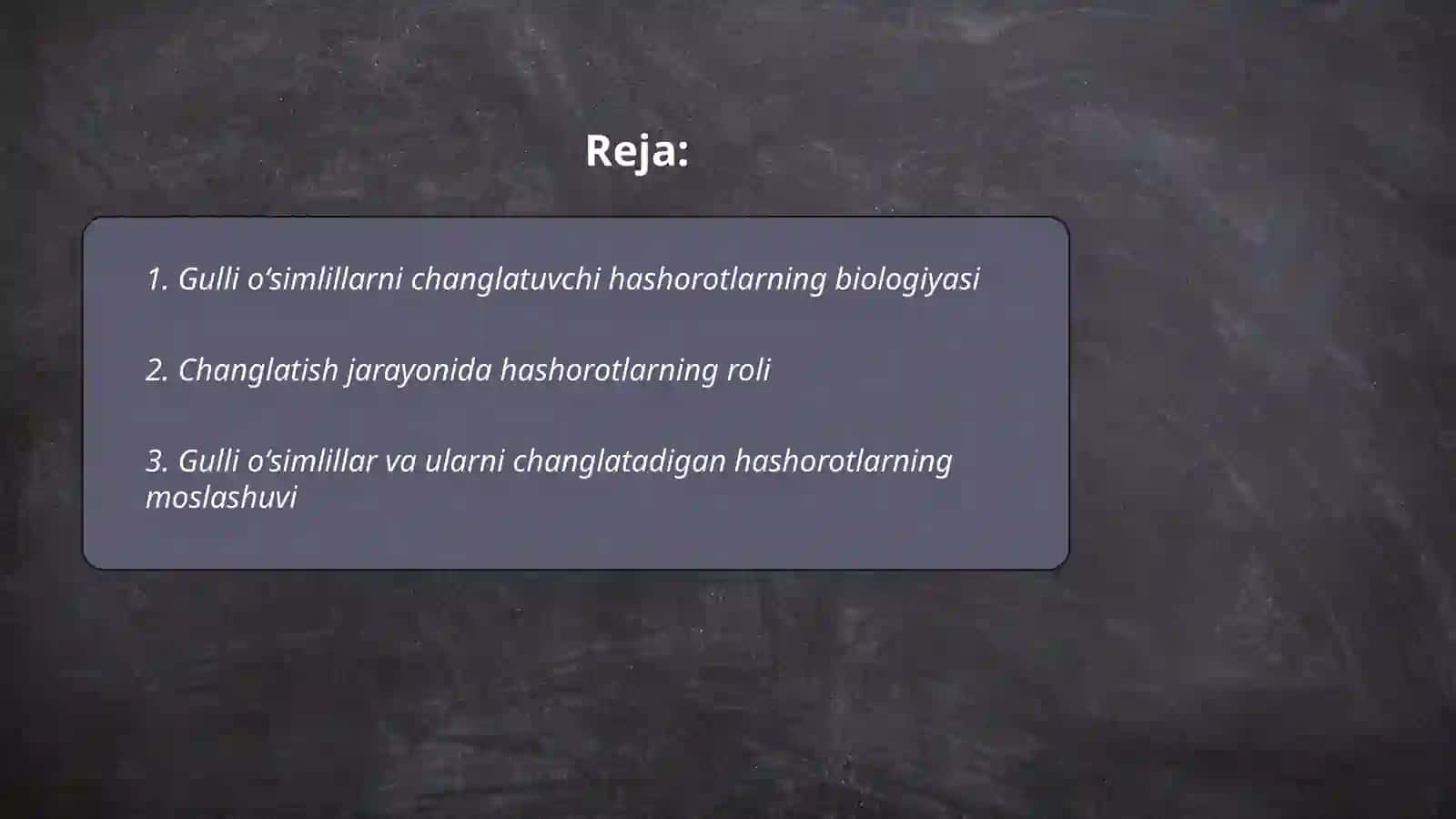 Gulli oʻsimlillarni changlatuvchi hashorotlarning biologiyasi 2