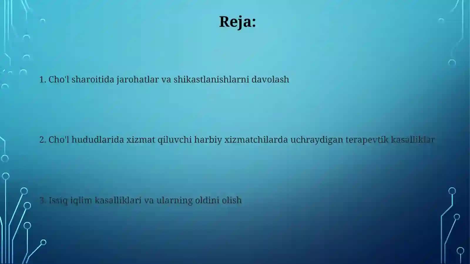 Harbiy xizmatchilarda uchraydigan terapevtik kasalliklar 2