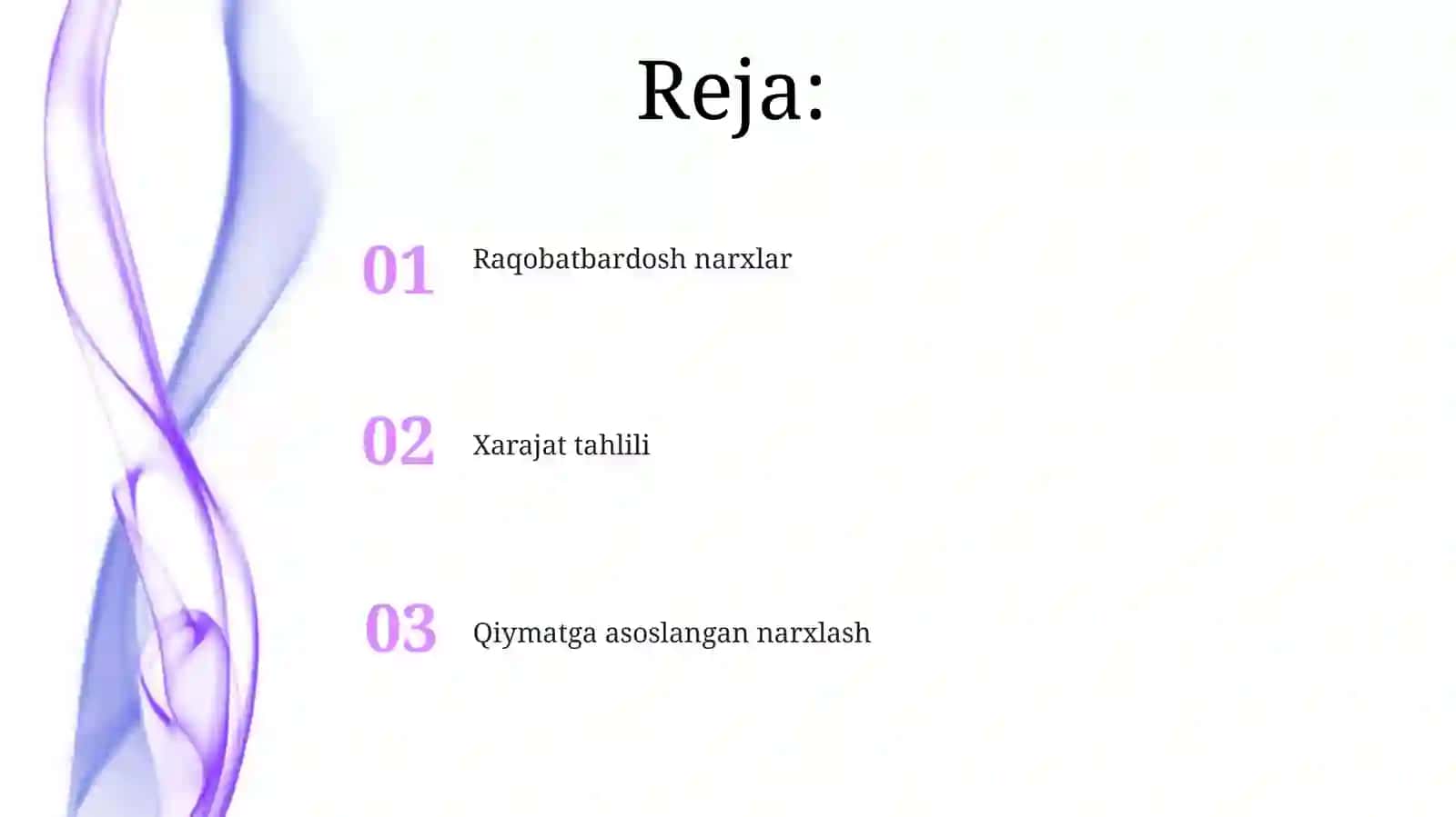 Narxning obyektiv asoslari 2