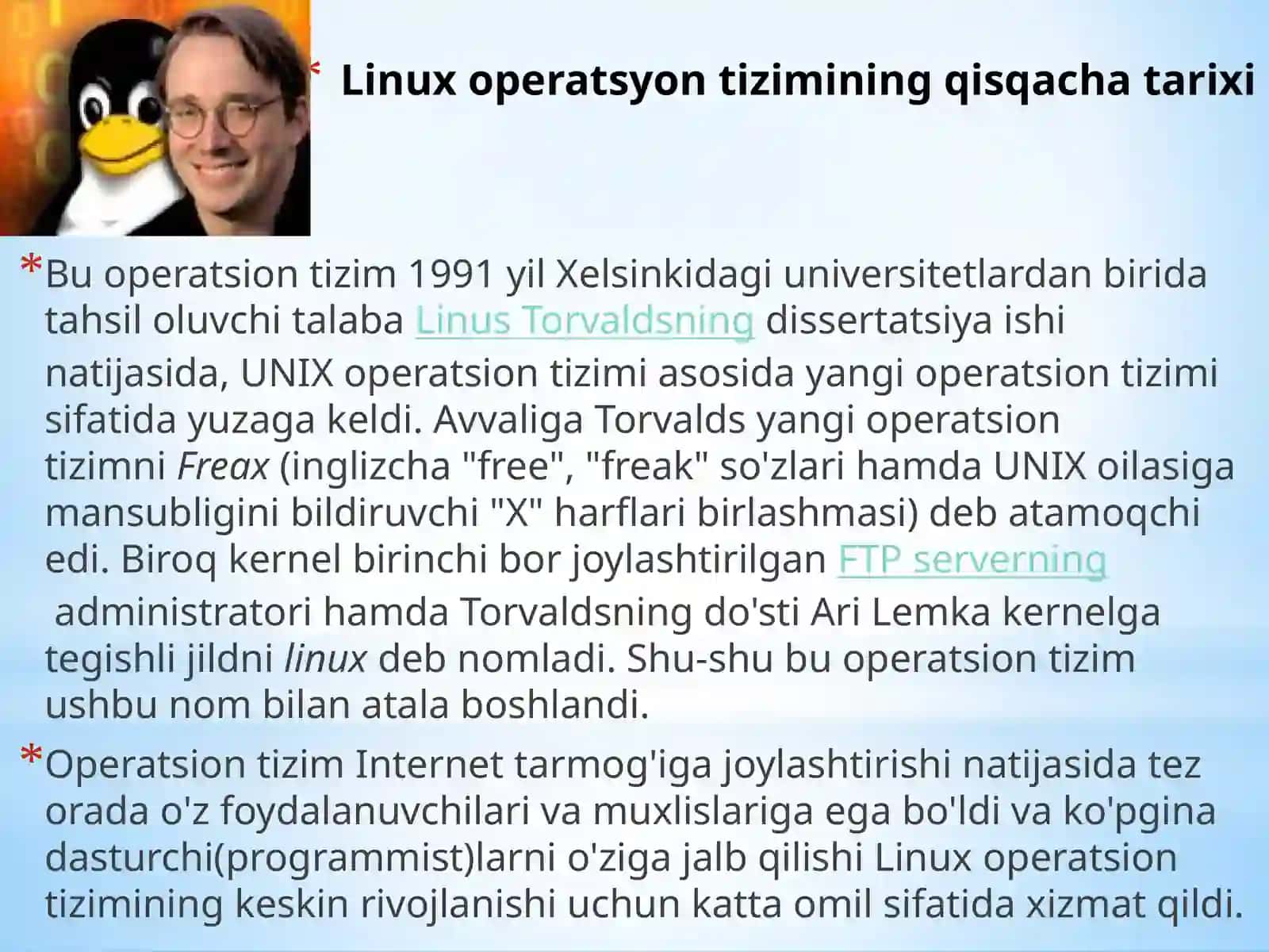 Linux operatsion tizimi uchun ofis dasturlari 2