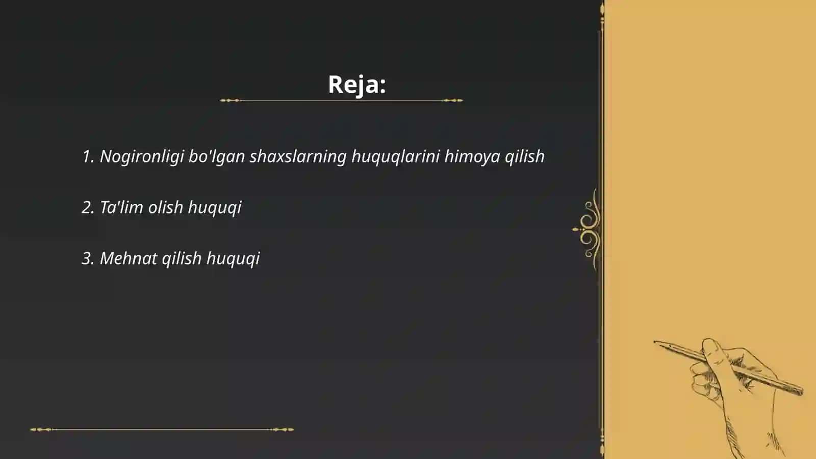 Nogironligi bo'lgan shaxslarning huquqlari to'grisida 2