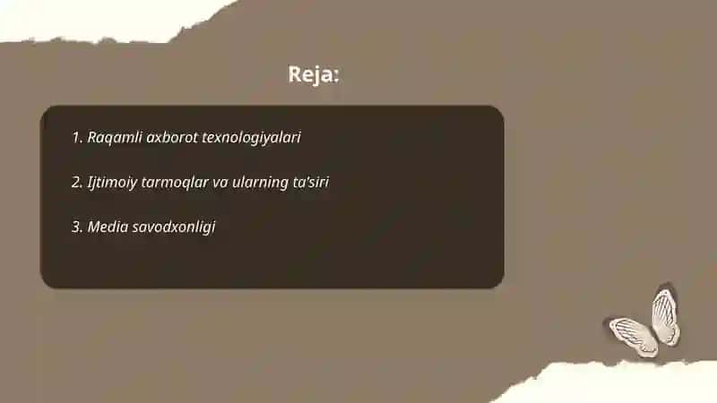 Raqamli axborot texnologiyalari 2