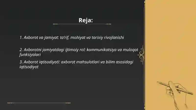 Axborot va jamiyat 2