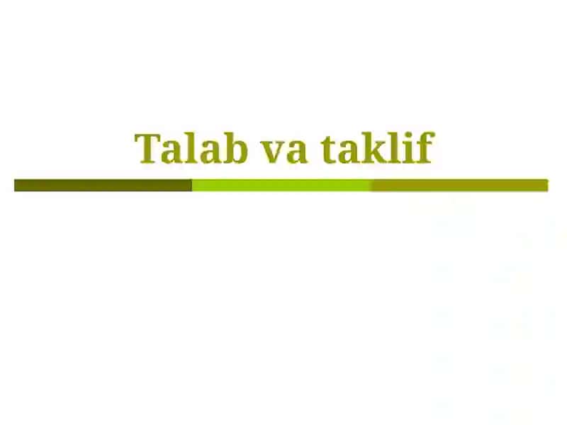 Mikro iqtisodiyot va makro iqtisodiyot fanidan 2