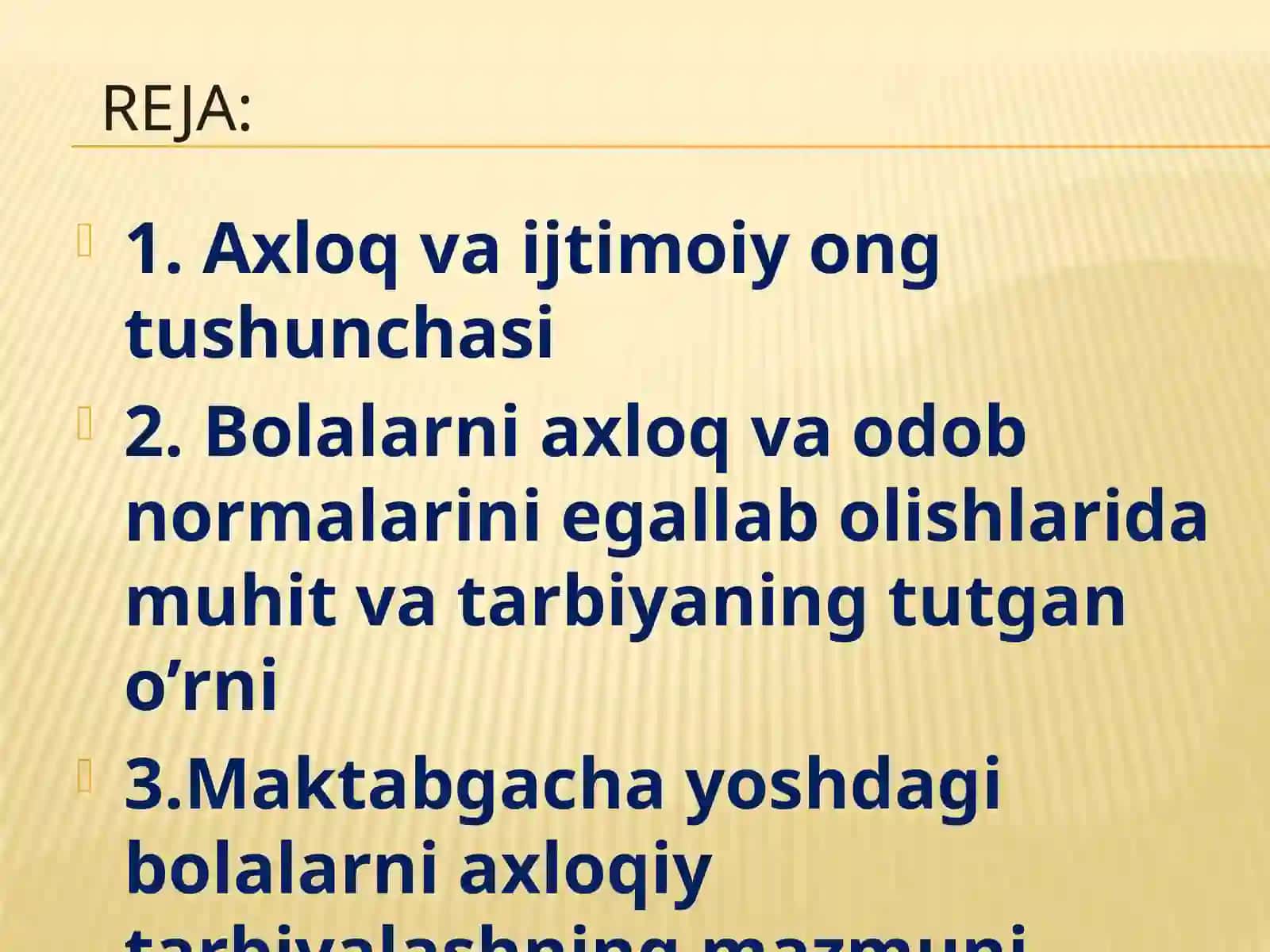 MTM da Axloqiy va ijtimoiy xulq-atvor asoslarini shakllantirish 2