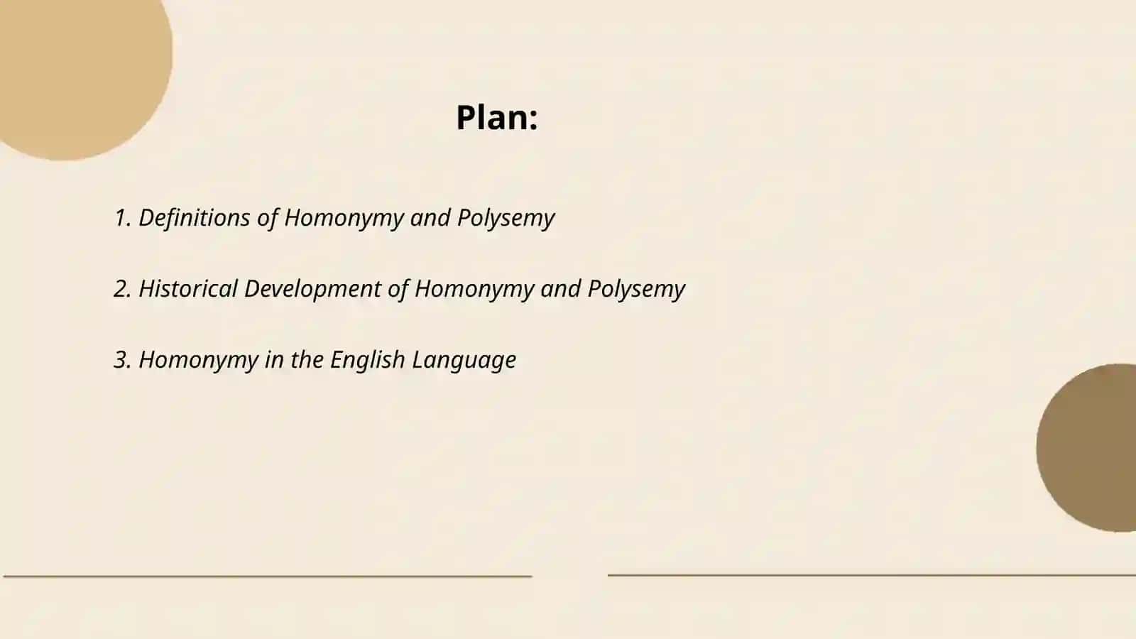 Homonymy and polysemy 2