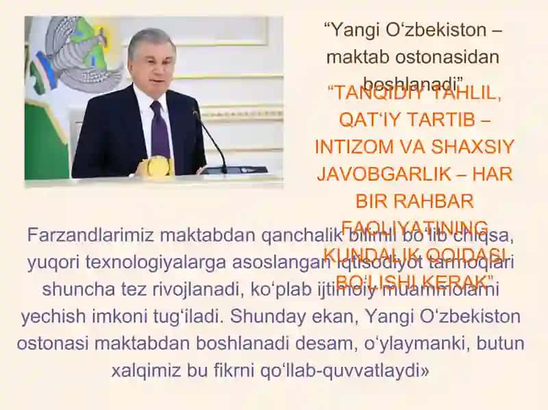 MAKTABDA MA‘MURIYAT VA PEDAGOG XODIMLAR O‘RTASIDA IJTIMOIY MUHITNI YARATISH 2
