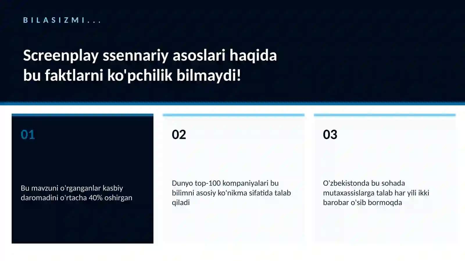 Screenplay ssennariy asoslari 2