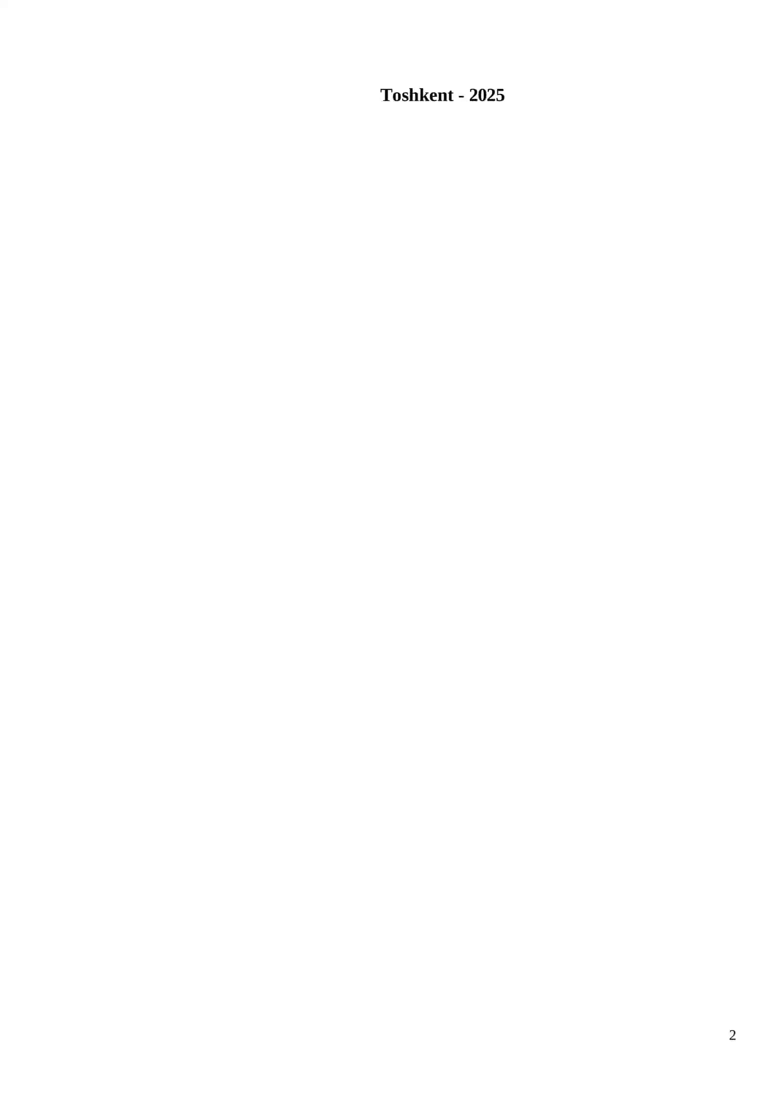 HTML tilida web sahifa yaratish 2