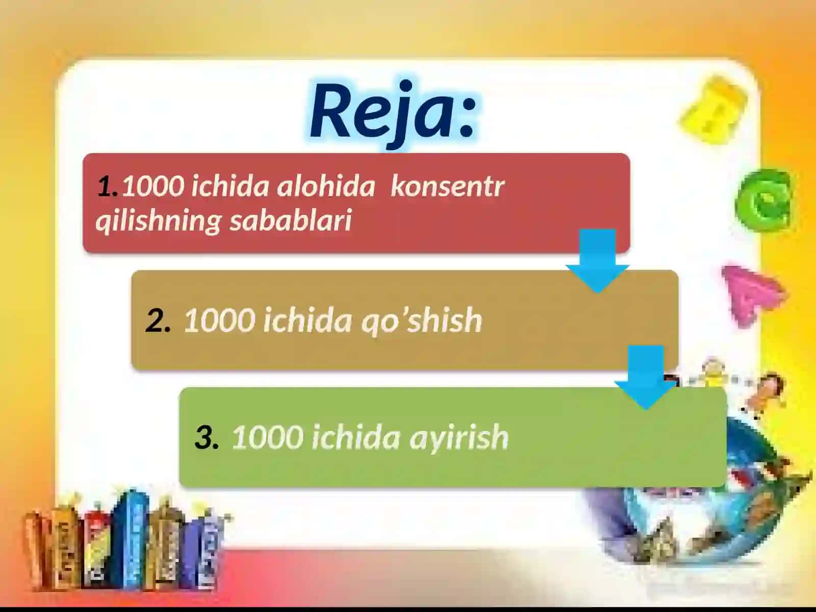 1000ichidaarifmetikamallarni 2