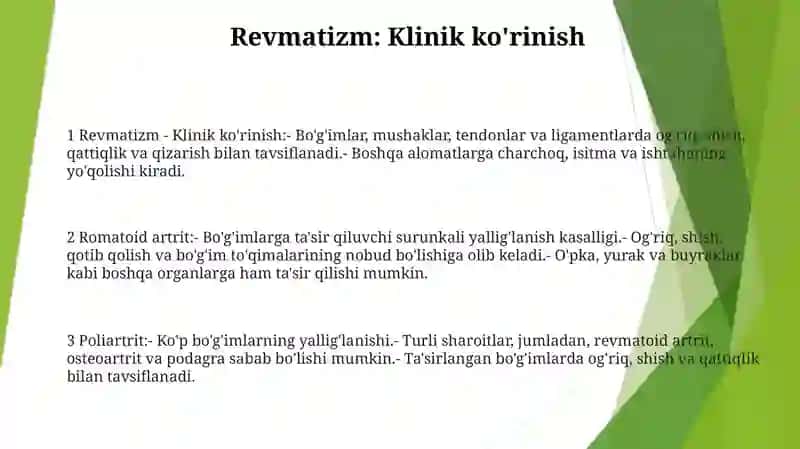 Revmatizm. Kliniko Morfologik Formalari. Revmatoidli Artrit. Poliartrit. Patomorfologiyasi 2