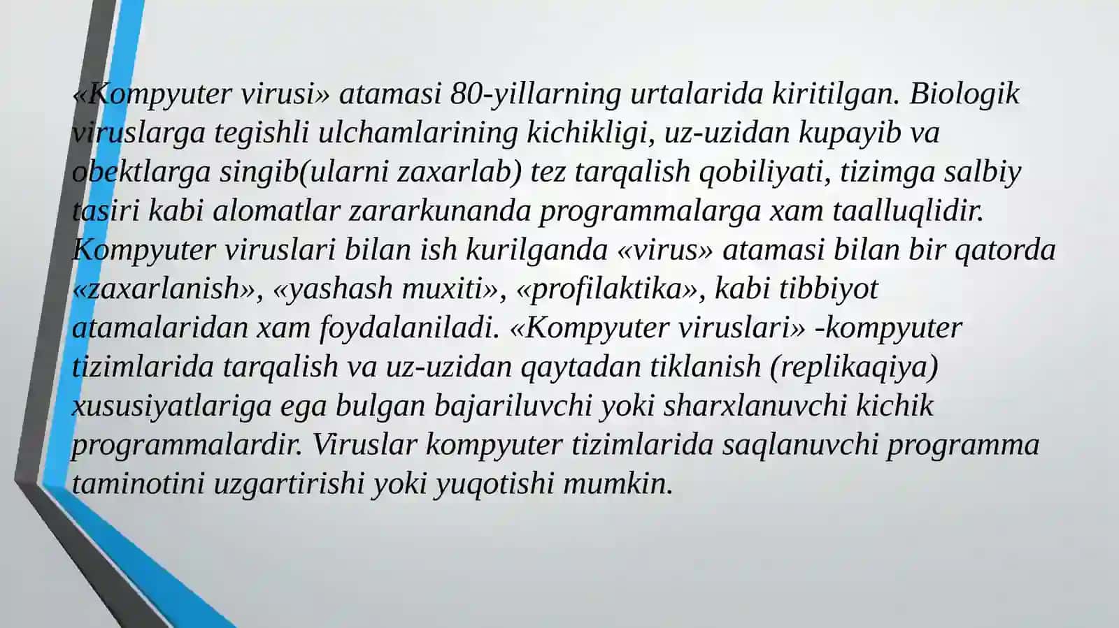 Viruslar haqida tushuncha 2