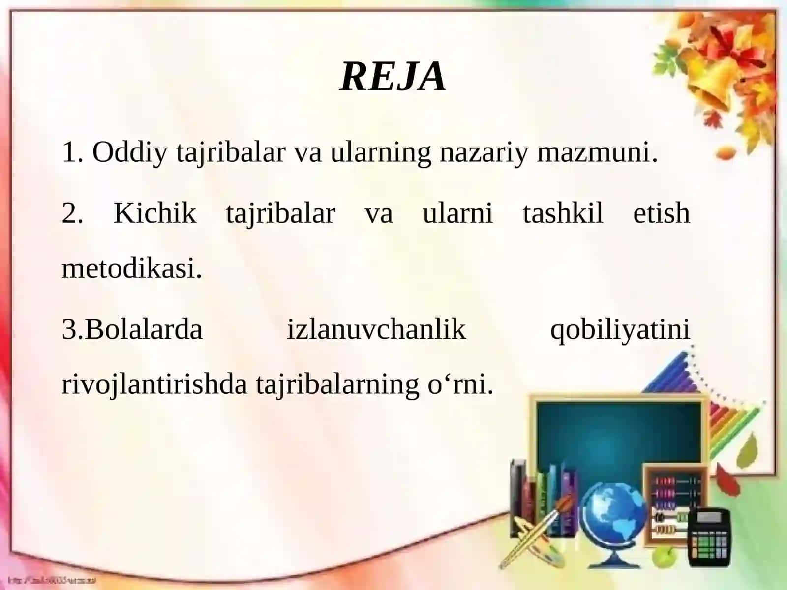 Oddiy tajribalar, ularning mazmuni, bolalarda izlanuvchanlik qobiliyatlarini rivojlantirish 2