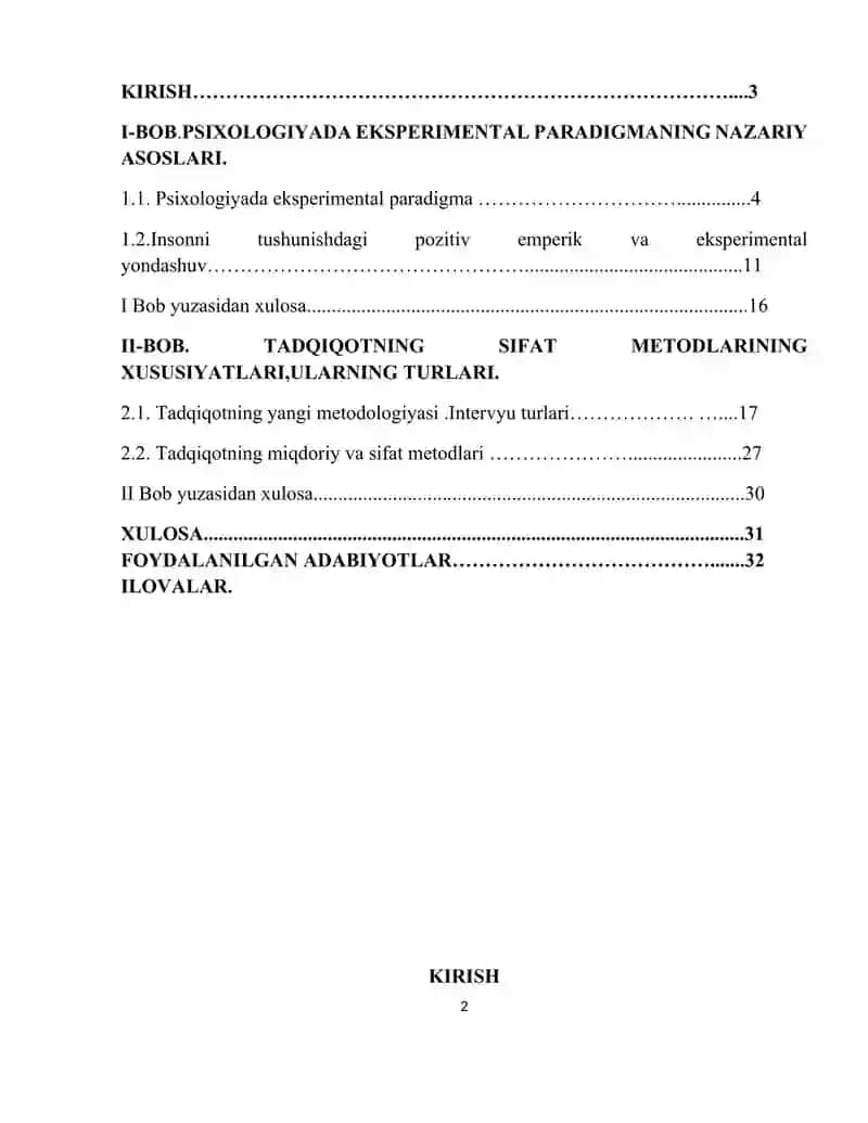 Psixologiyada eksperementl paradigma 2