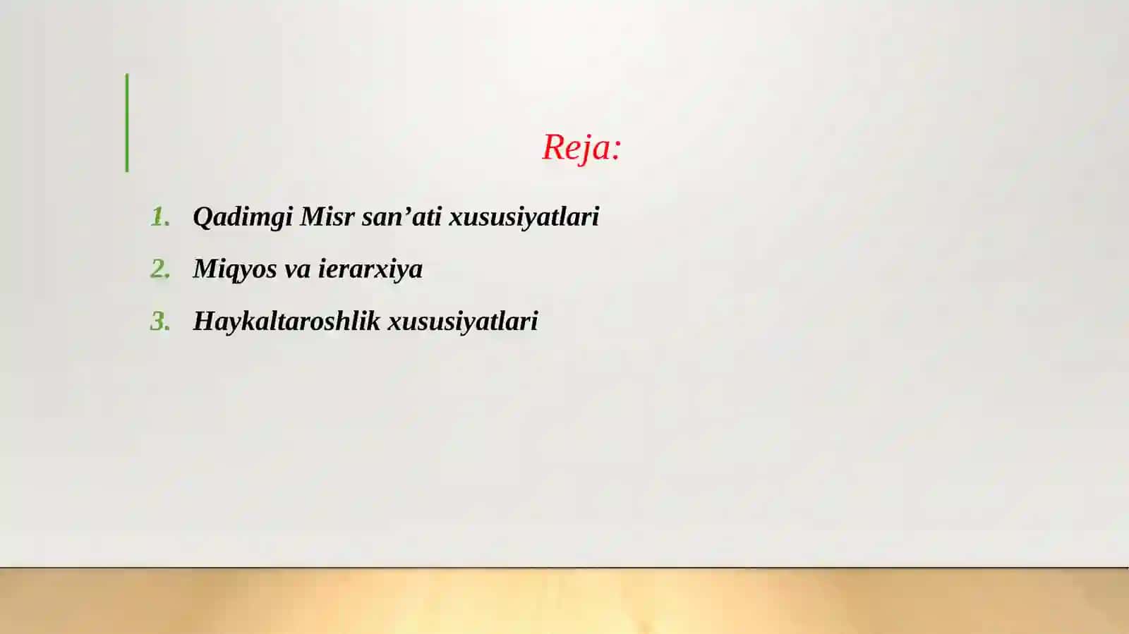 QADIMGI MISR SAN’ATI. 2