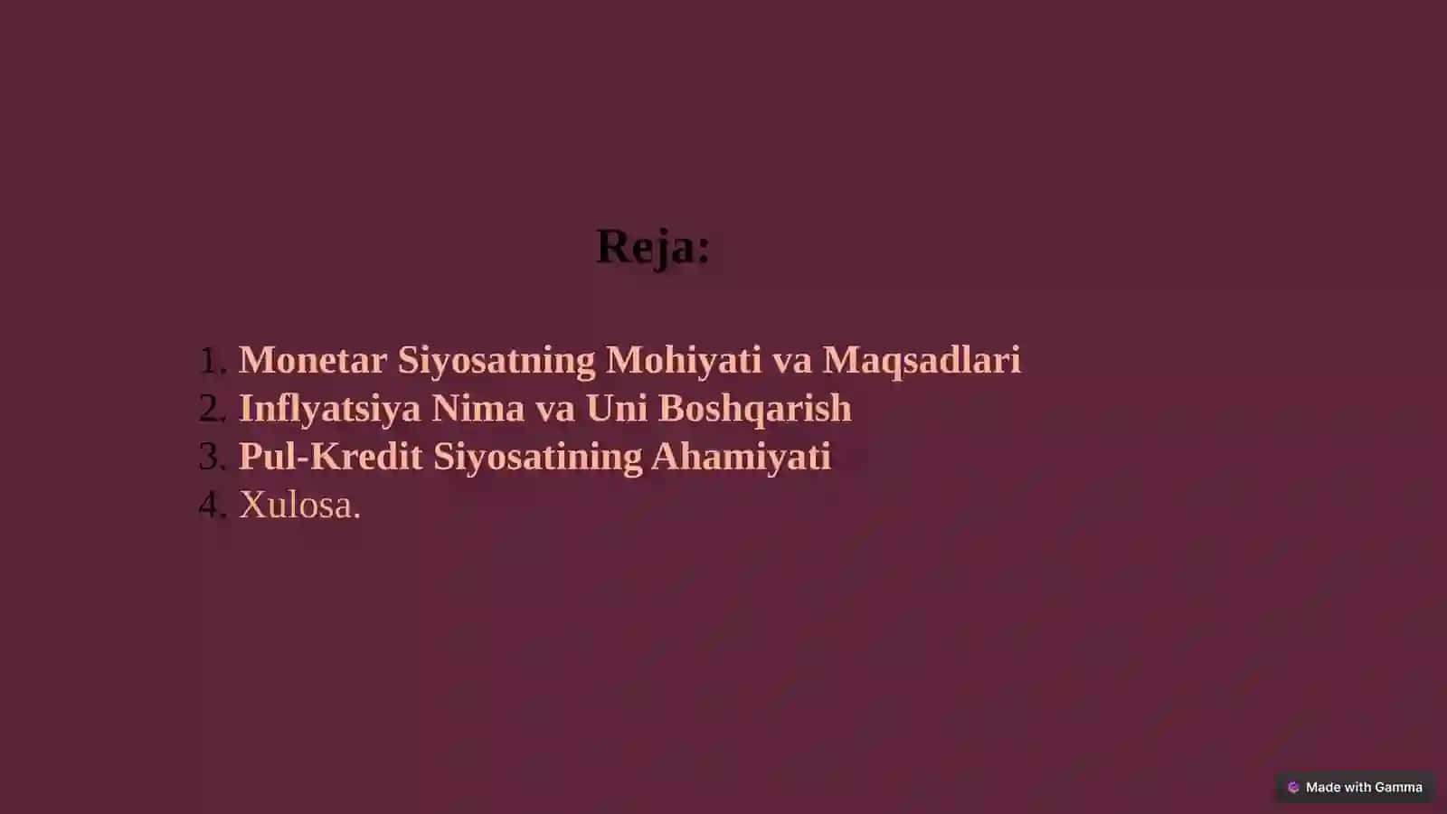 Davlatning Monetar Siyosati: Asoslari va Ahamiyati 2