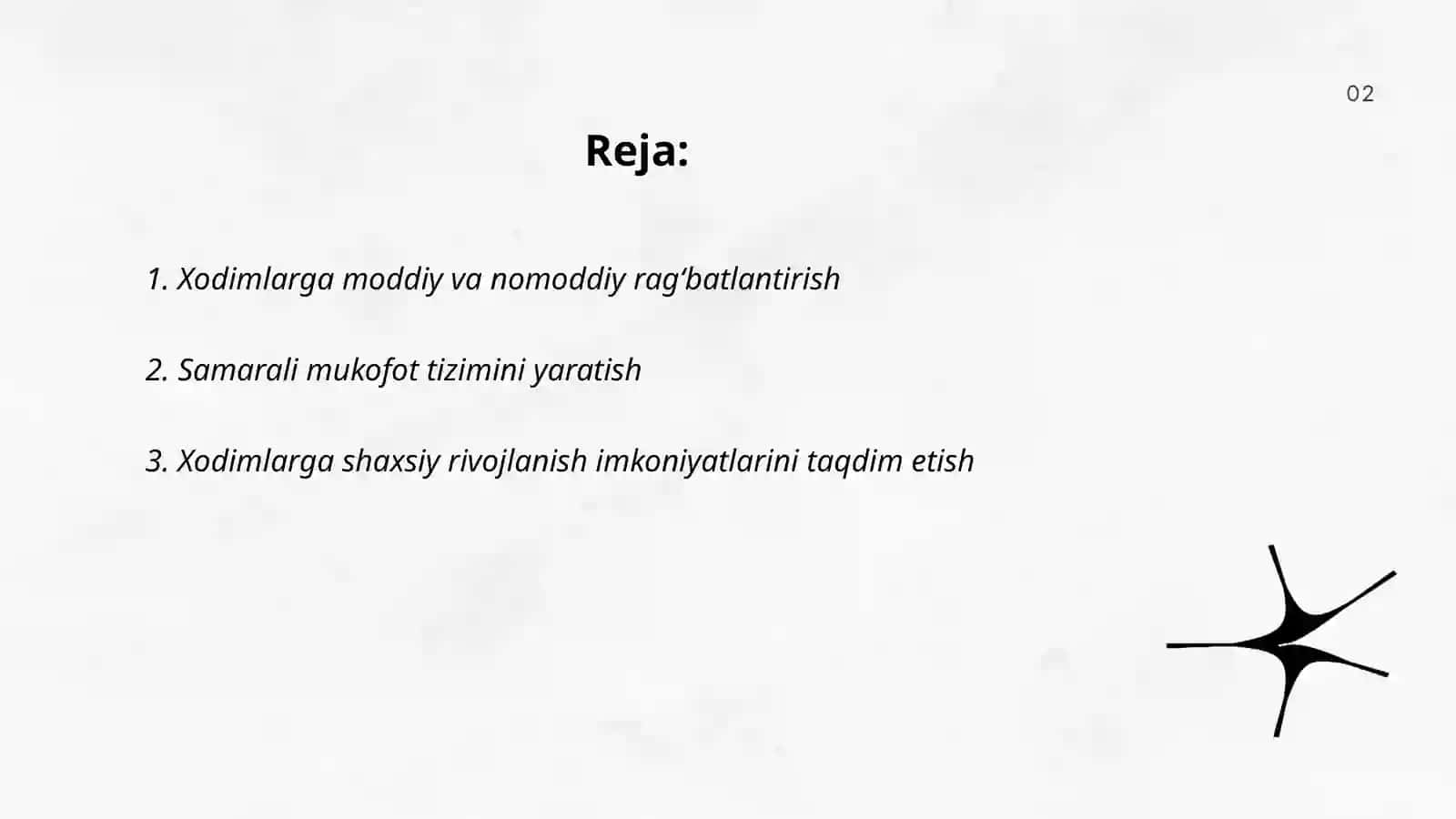 Xodimlarni ragʻbatlantirish va ushlab turish 2