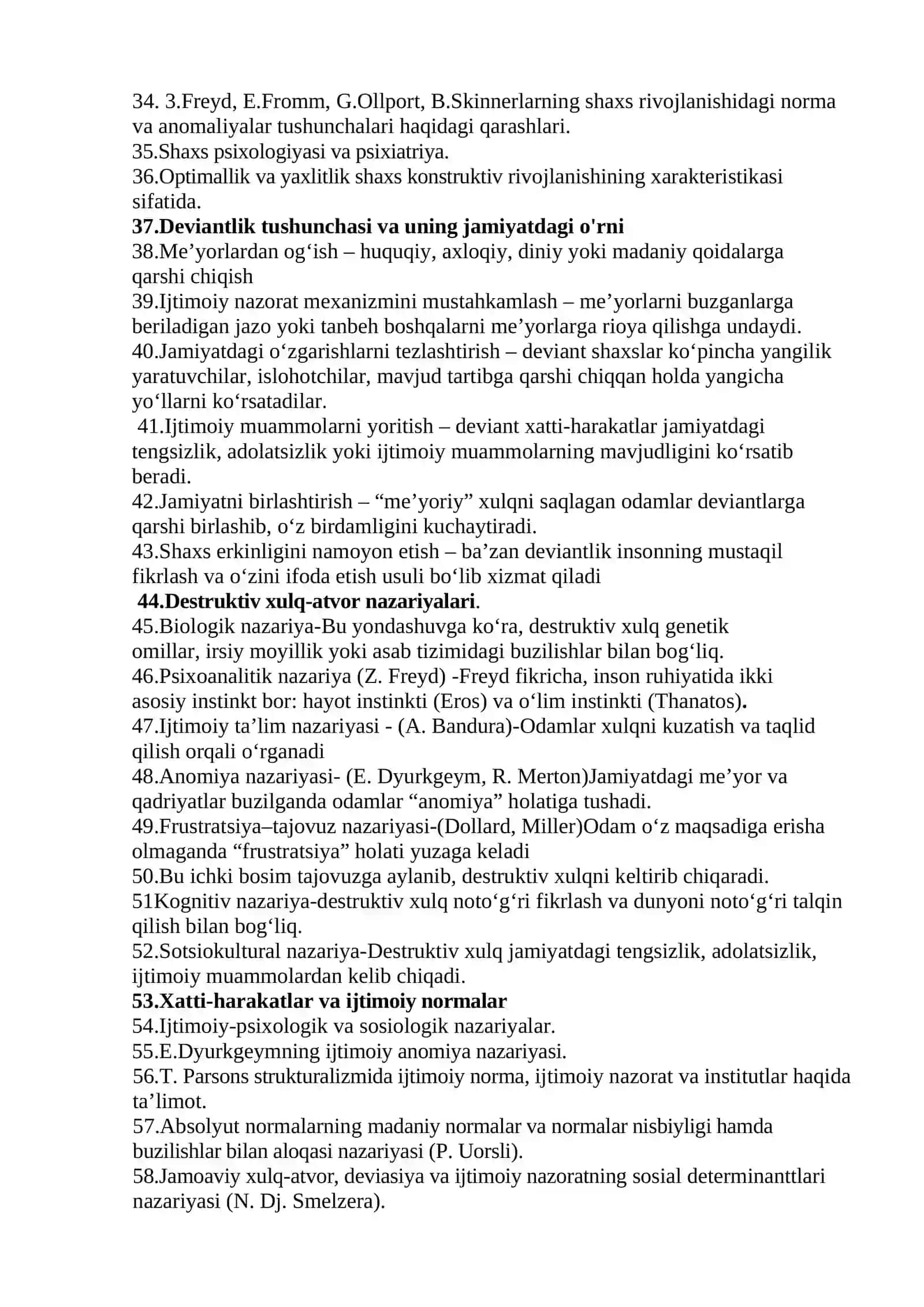 Destruktiv xulq-atvor: tushuncha va turlari, yondashuvlar 2