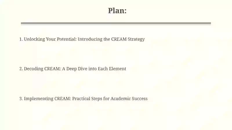 CREAM Strategy 2