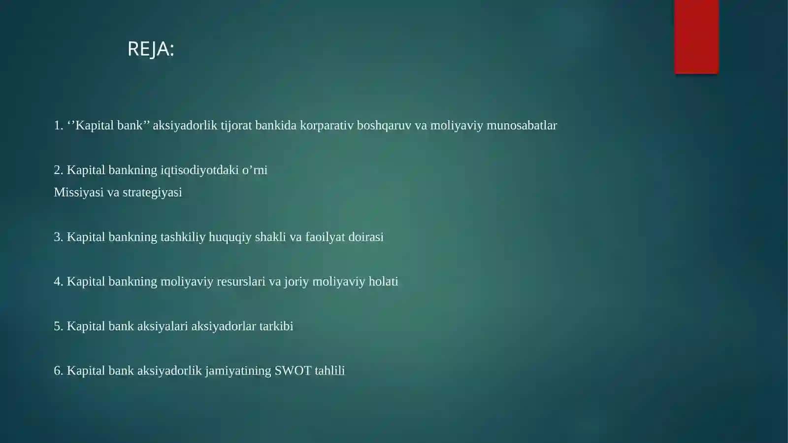 "Kapital bank" aksiyadorlik tijoratbanki 2