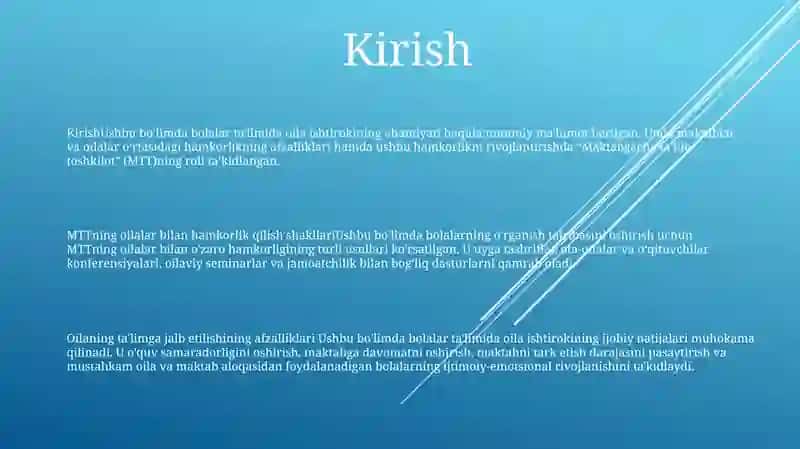 Maktabgacha Ta'lim Tashkilotining Oila Bilan Ishlash Shakllari 2