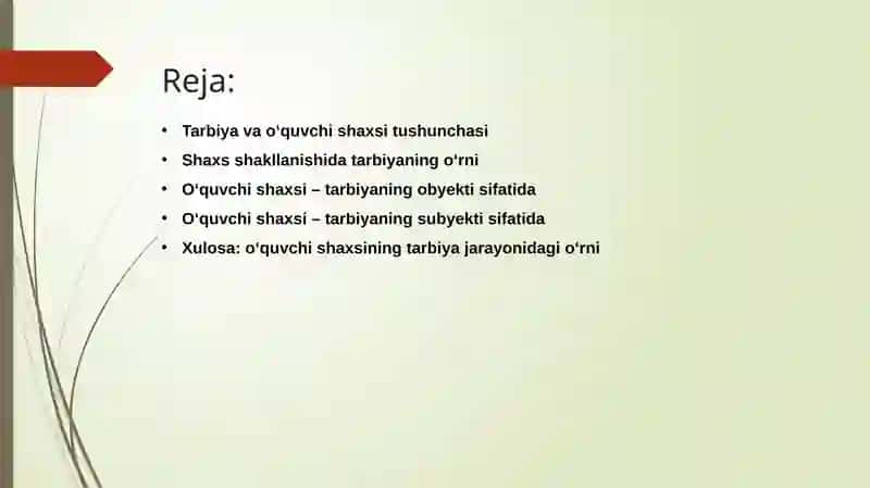 O'quvchishaxsi tarbiyaning obyekti va subyekti sifatida 2