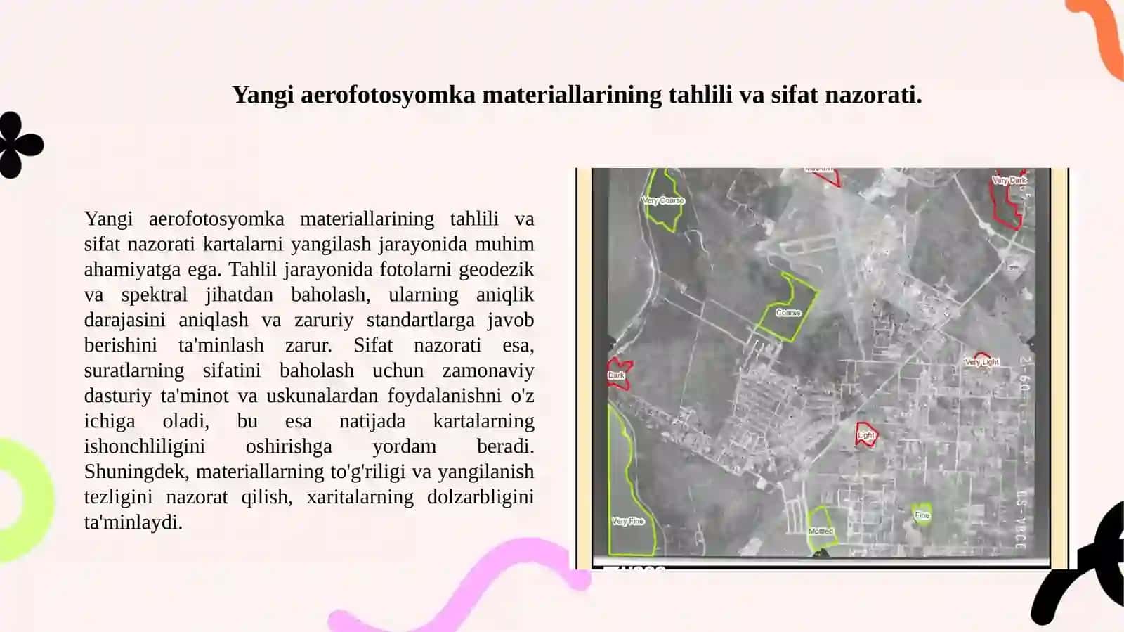 Yangi aerofotosyomka materiallardan foydalanib kartalarni yangilash metodikasi 2