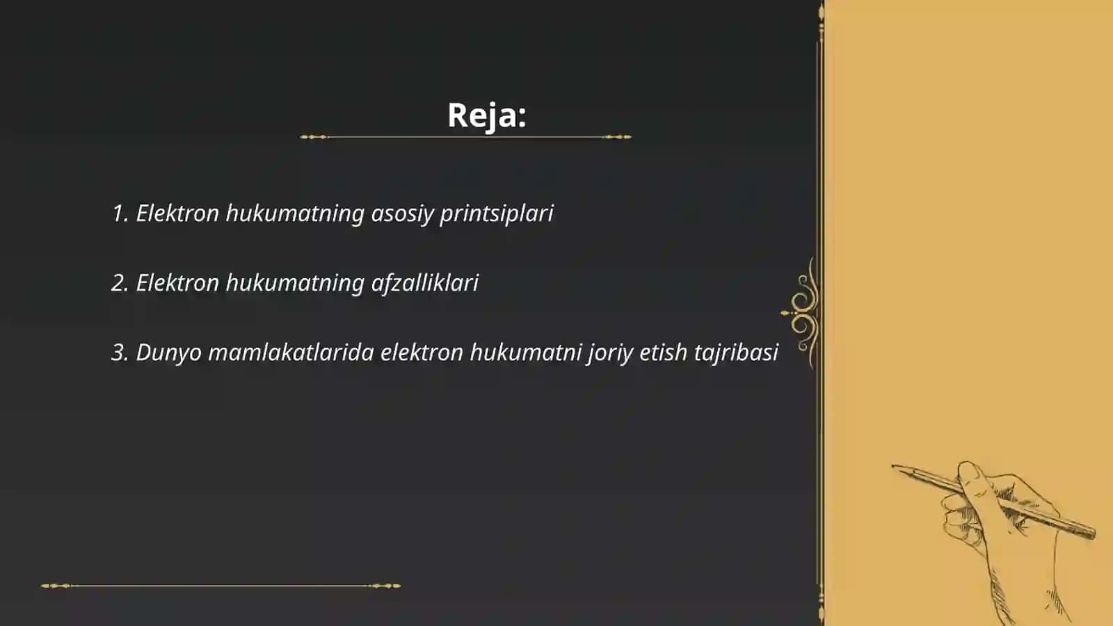 Elektron hukumatni joriy etishning jaxon tajribasi 2