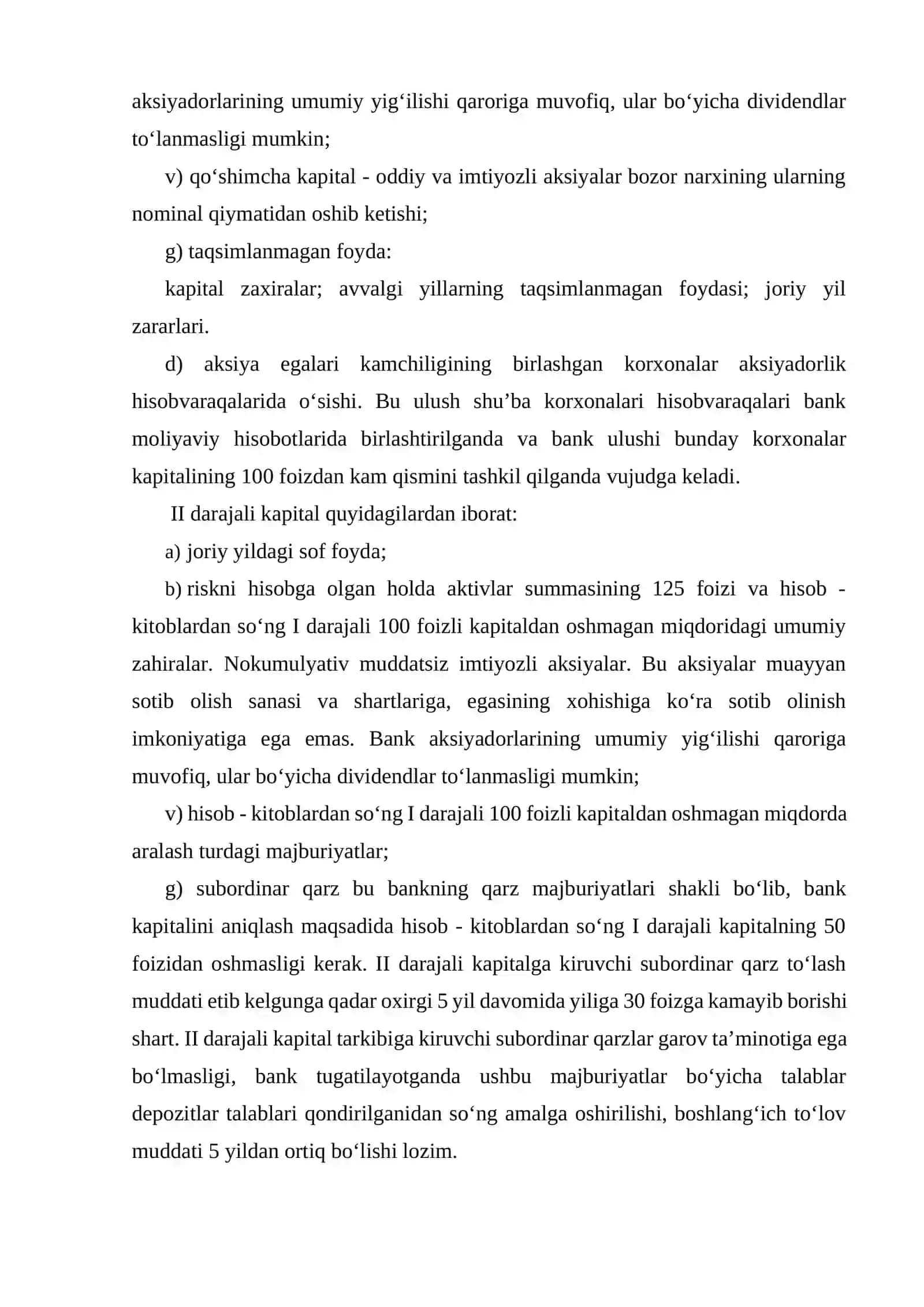Kapital bozorlaridagi risk va daromad 2