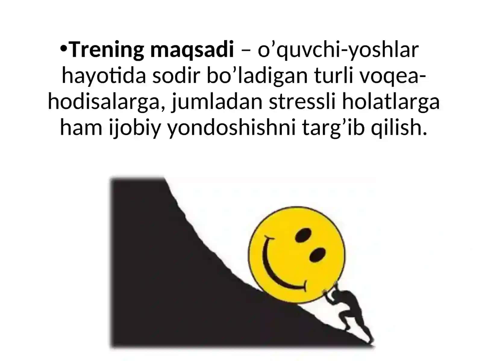 O’quvchi-yoshlarda IJOBIY FIKRLASHni rivojlantirish treningi 2