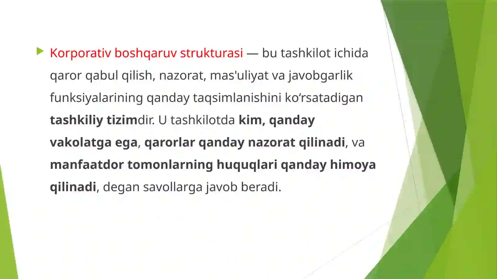 Ichki audit va korporativ boshqaruv 2