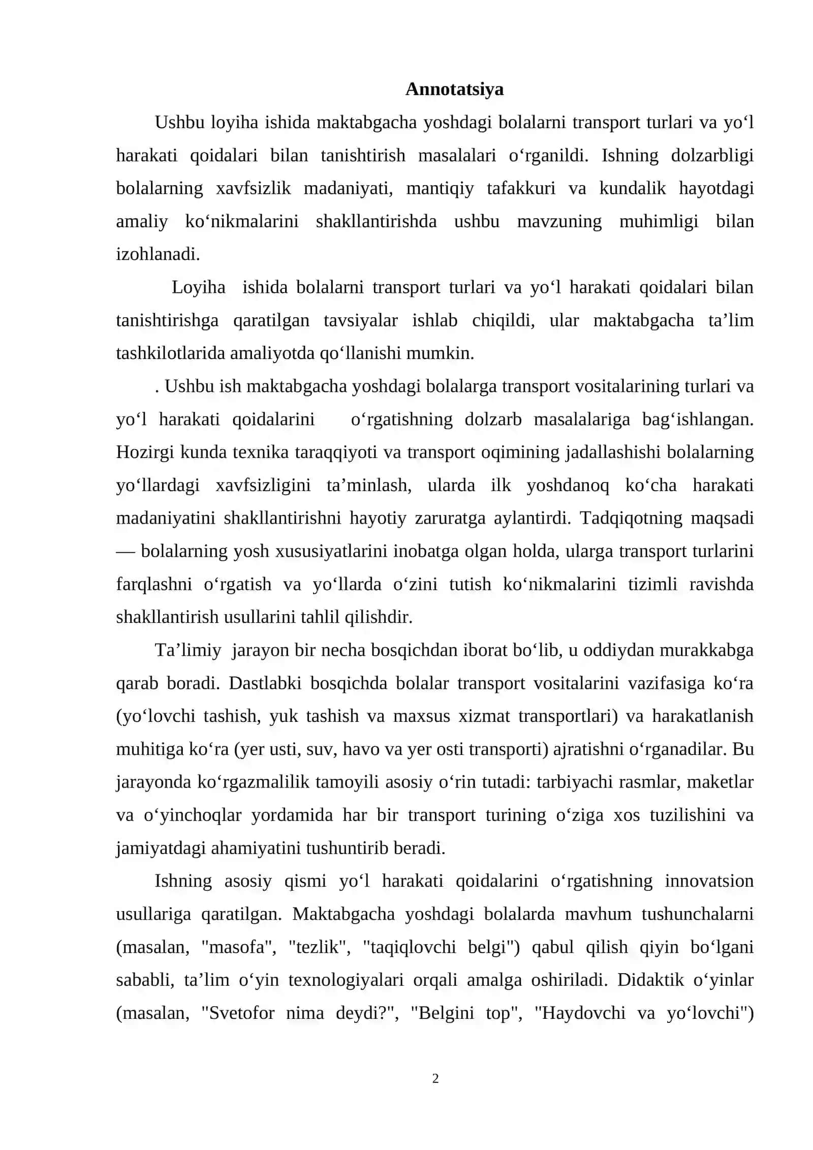 MAKTABGACHA TA’LIM TASHKILOTI TARBIYACHILARI MALAKA OSHIRISH KURSI 2