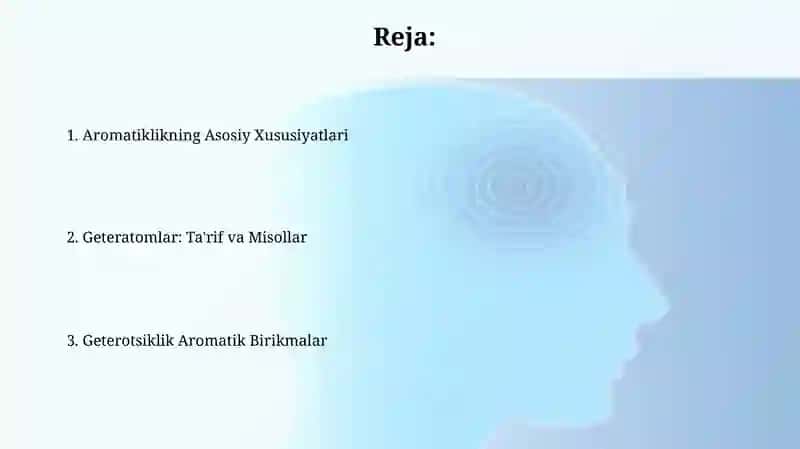 Geteroatom. Aromatik xususiyati 2