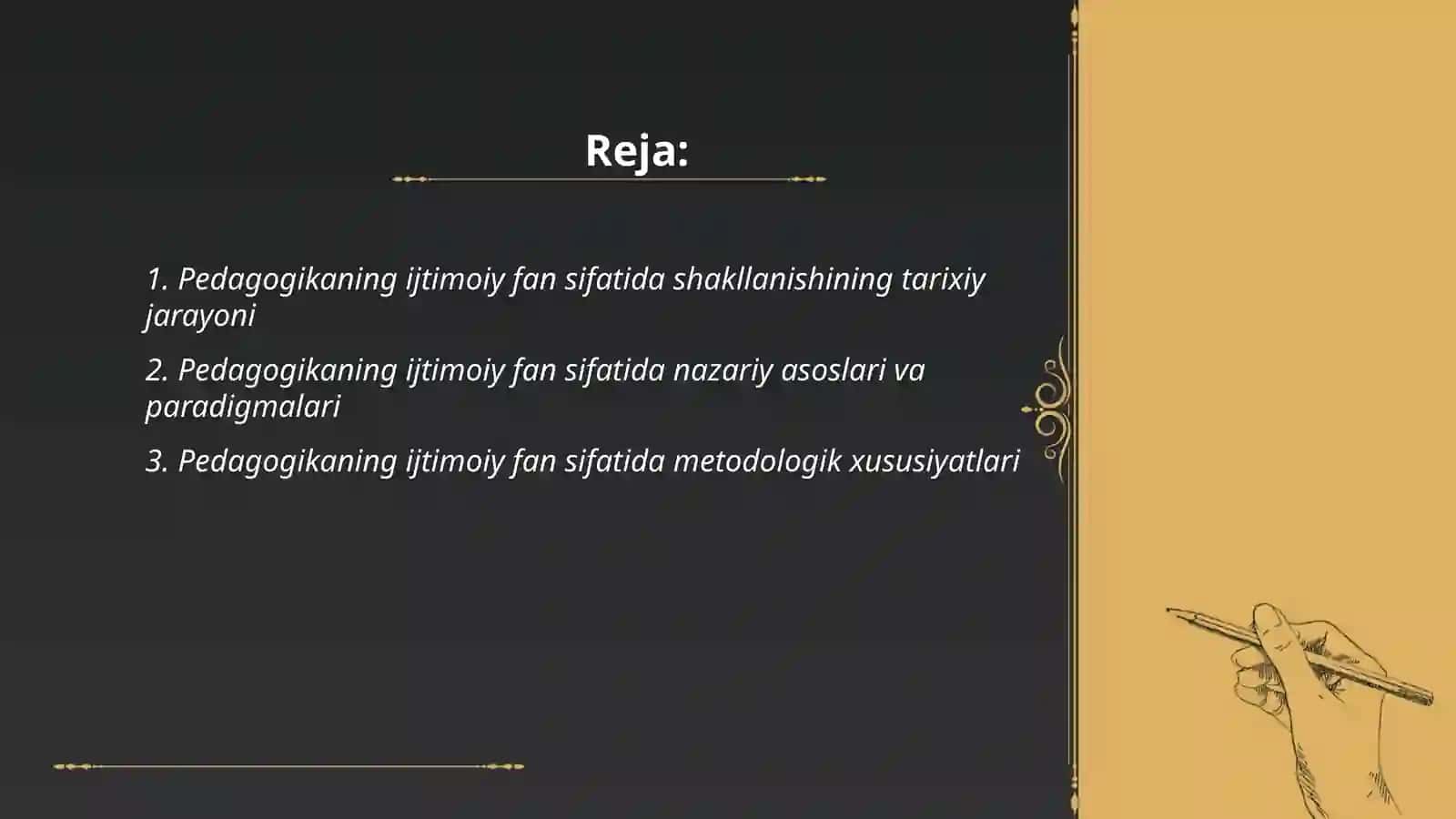 Pedagogikaning ijtimoiy fan sifatida taraqqiyotidagi oʻrni 2
