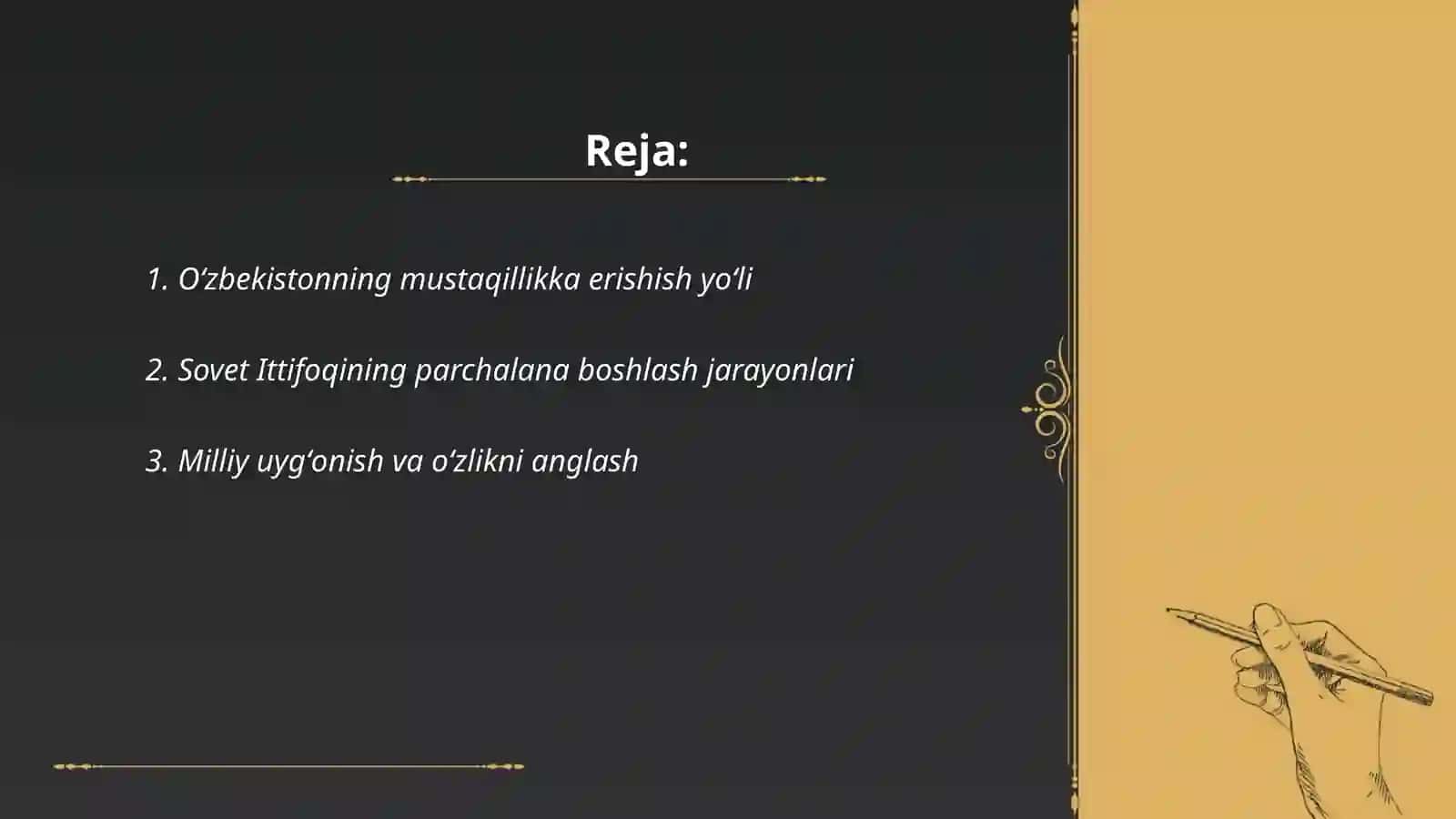 O‘zbekistonning Mustaqillikka Yo‘l 2