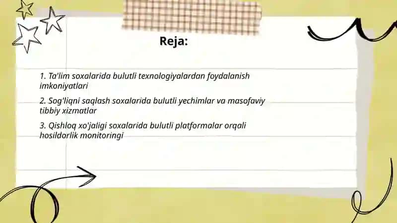 Ta'lim soxalarida bulutli texnologiyalardan foydalanish imkoniyatlari 2