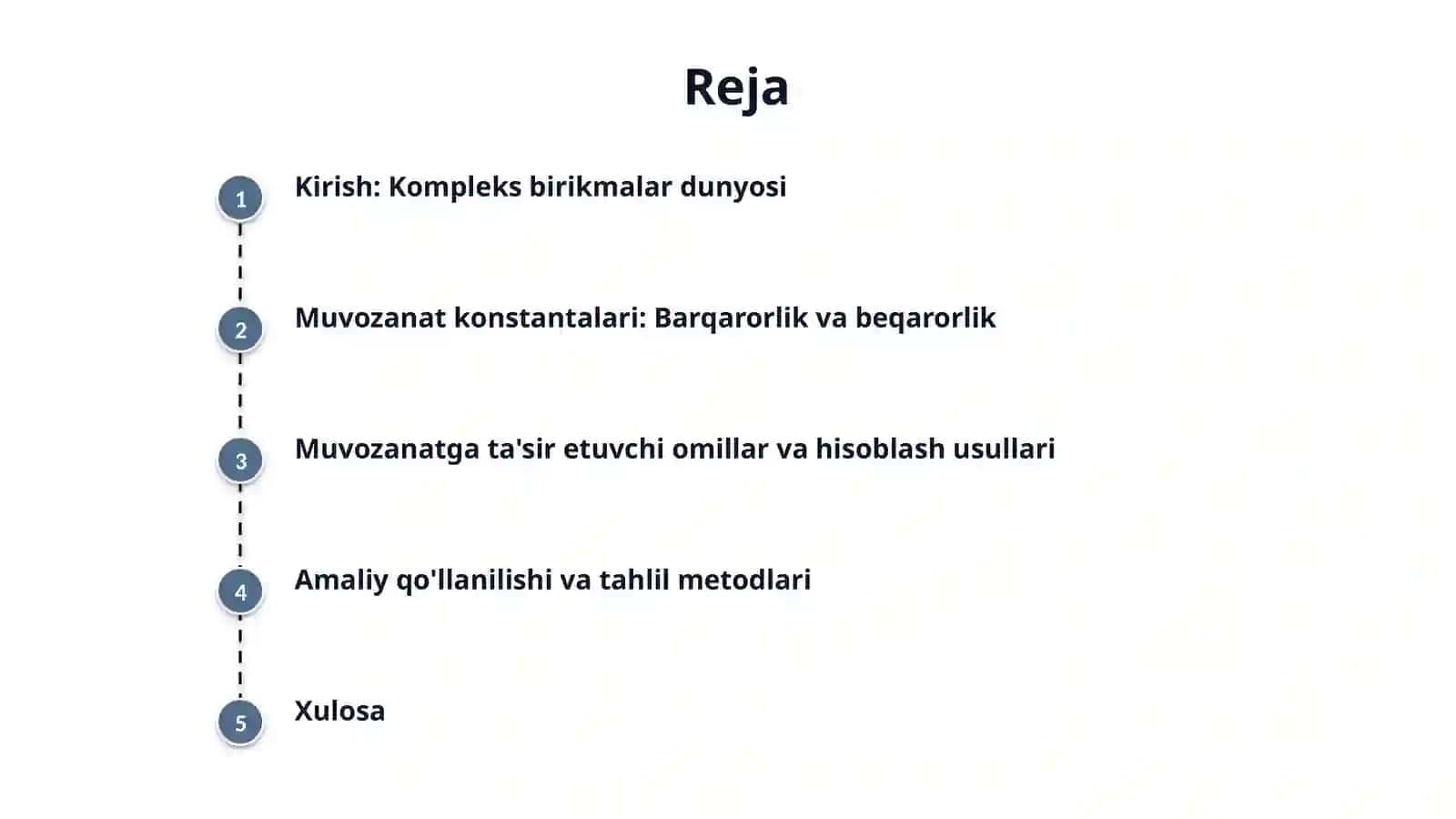 Kompleks birikmalarning eritmadagi muvozanati. Barqarorlik va beqarorlik konstantalari. 2