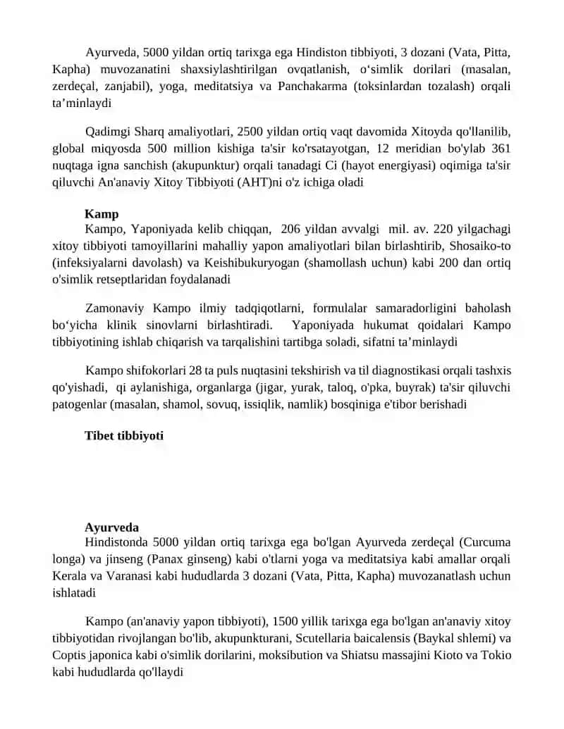 Qadimgi Sharq mamlakatlarida davolash usullari 2
