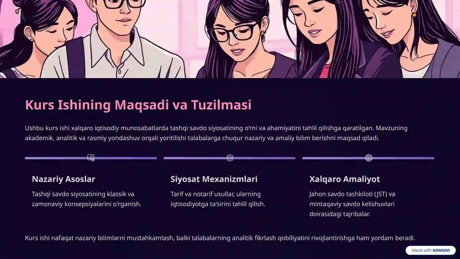Tashqi Savdo Siyosati: Nazariya, Mexanizmlar va Amaliyot 2