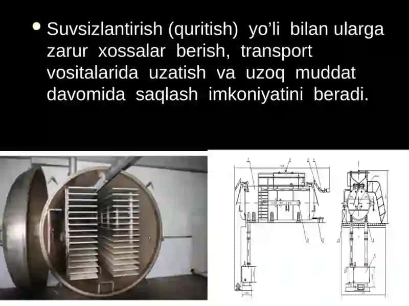 Quritish jarayonini texnologik modellashtirish 2