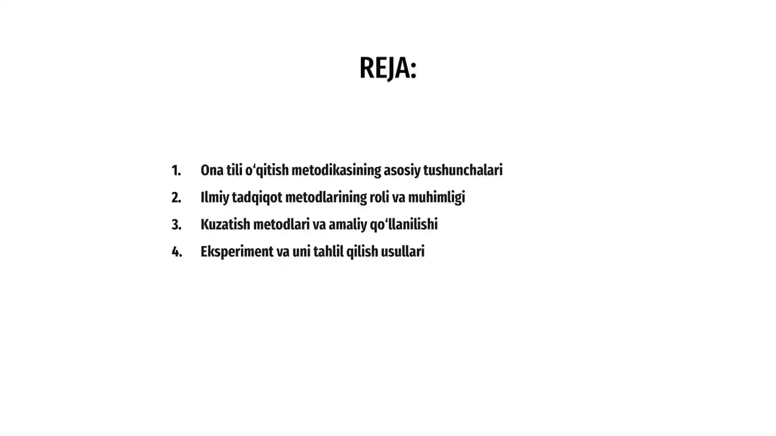 Ona tili o‘qitish metodikasi 2